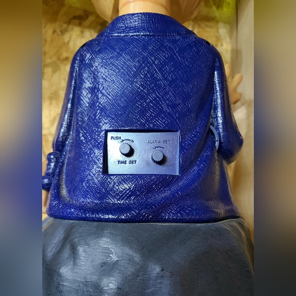 Rare Vintage 80s E. T. Extra Terrestrial Alarm Clock Toy Collectible Alien WORKS - Picture 3 of 6